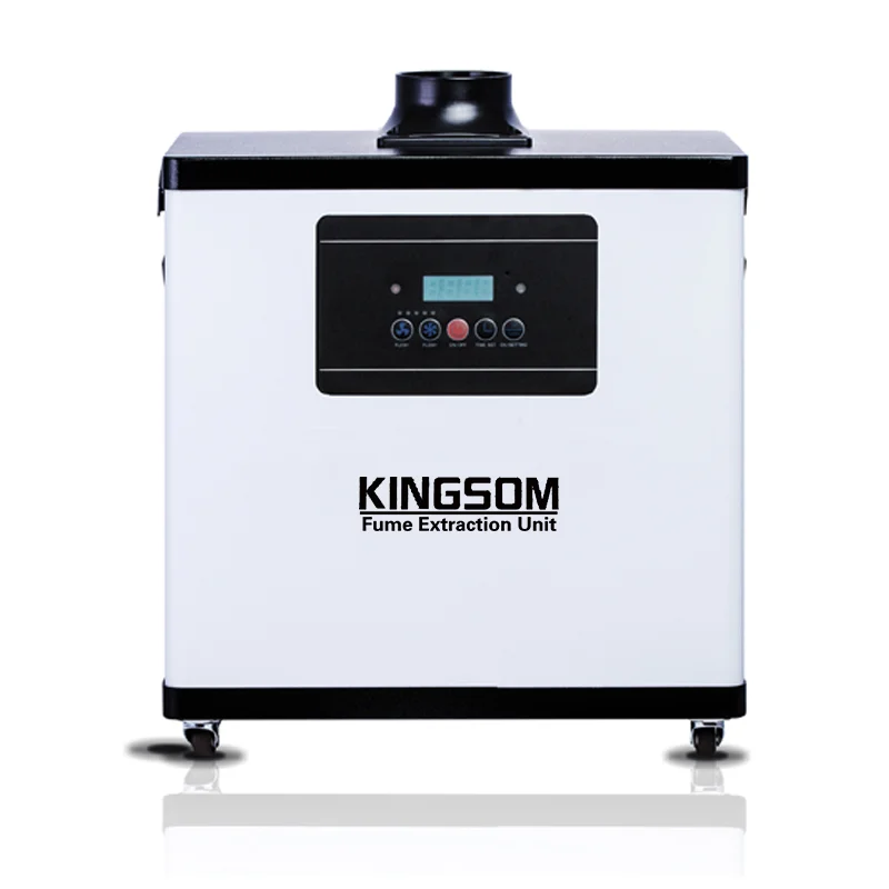 Industrial Portable Co2 Laser Cutter Smoke Extractor Filter Pm2.5 For Laser Cutting With Activated Carbon