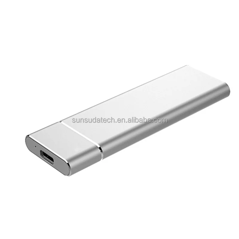 Aluminum Type C Usb3.1 Gen 2 10Gbps Pluggable Nvme Ssd Enclosure Ssd Nvme M2 Usb Housing Nvme Pcie M2 Ssd Enclosure