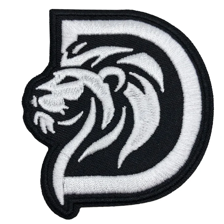 Custom Iron Patch Embroidery Fashion Logo Large Embroidered Patches For Hats