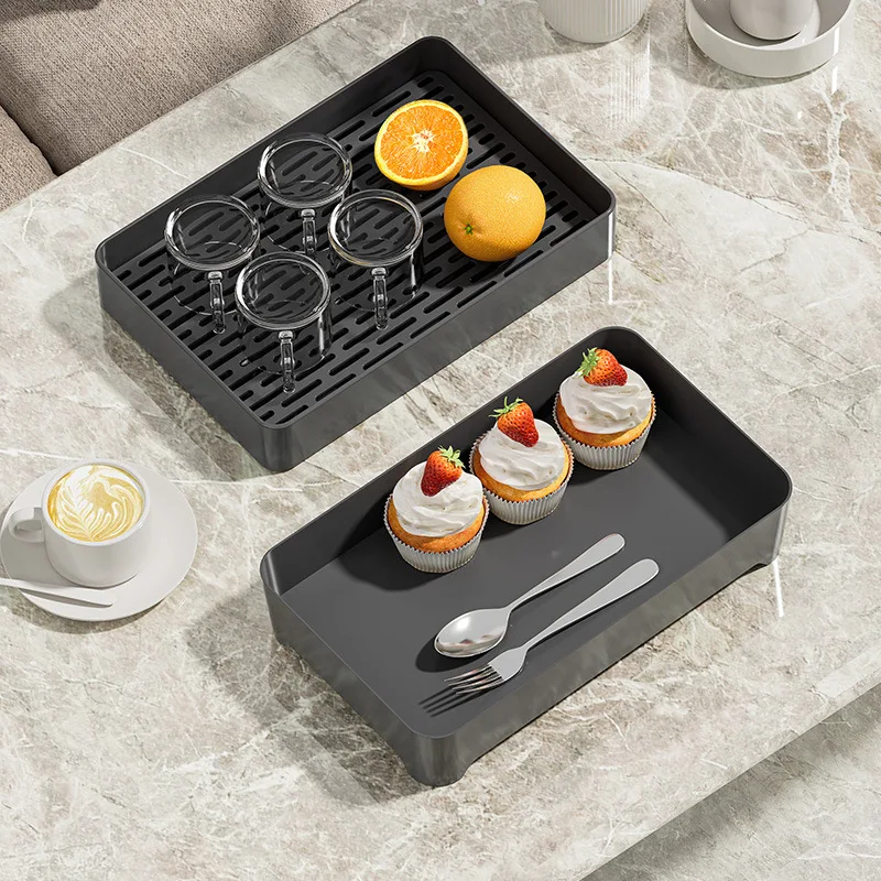 Wholesale Kitchen Desktop 2 Layers Tray Utensil Drying Tray Tea Cup Storage Tray