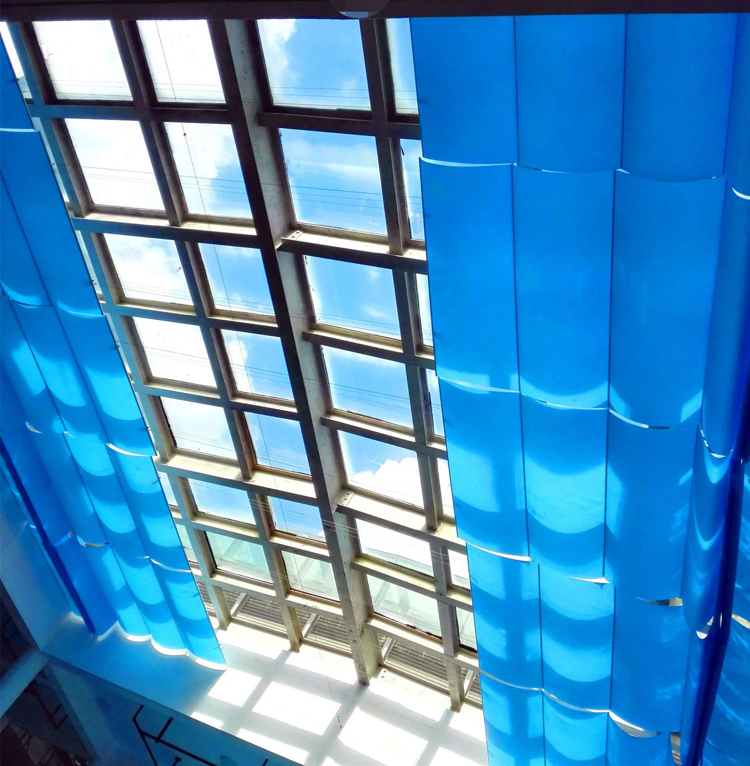 Электрическая Водонепроницаемая горизонтальная Складная занавеска skylight