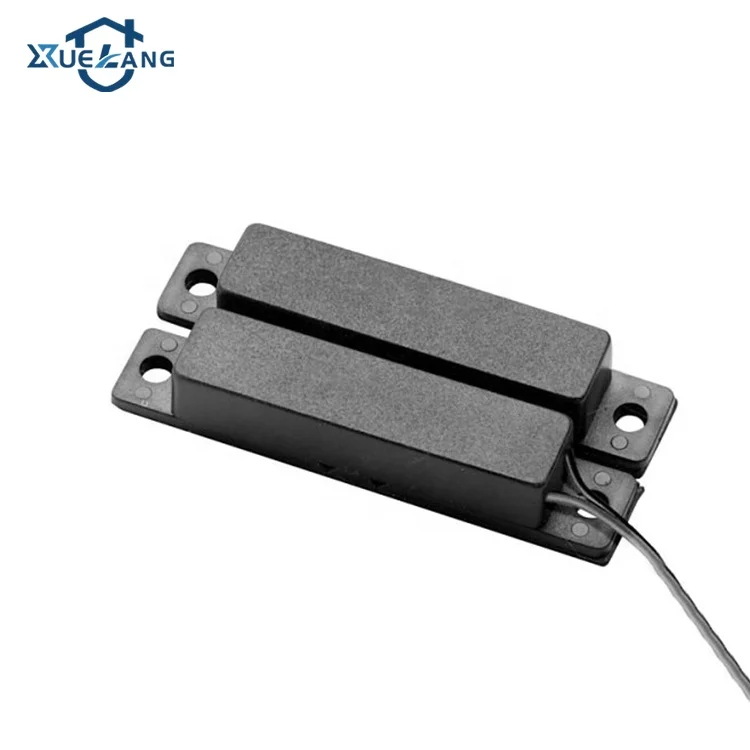 ABS Shell Surface Mounted Center Or Side Wired Leads NO/NC/COM Magnetic Door Alarm Sensor