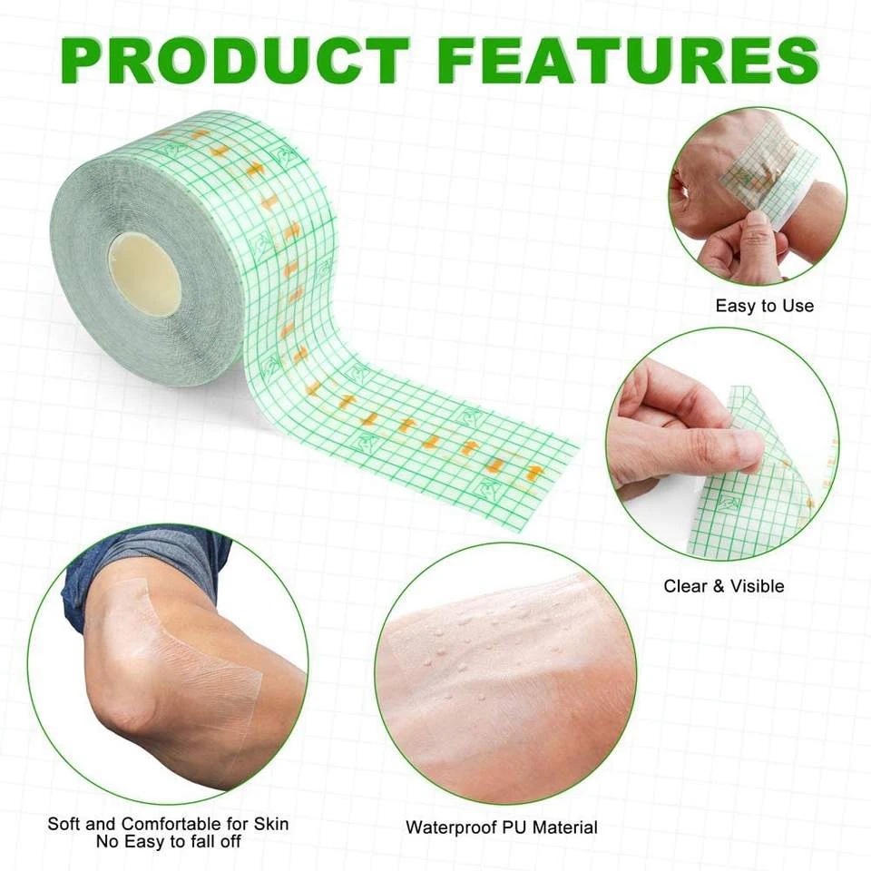 OEM Tattoo Second Skin protective tattoo Aftercare PU film transparent Waterproof tattoo Sticker