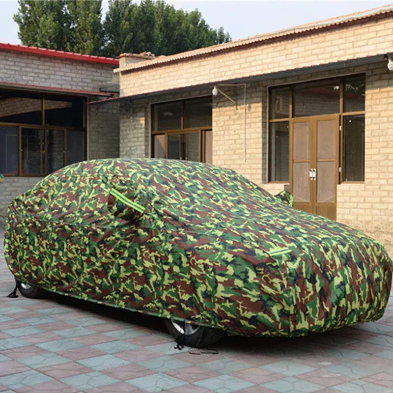 Горячая Распродажа алюминиевая пленка и Оксфордский автомобильный чехол Защита от солнца