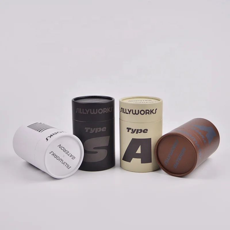 Hot sale recyclable glass jar box paper tube candle cylinder cardboard box strong packaging tube