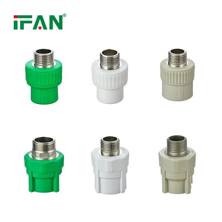 IFAN PPR Fitting Manufacturer Polypropylene Plumbing Male Socket Plastic Water PPR Pipe Fittings