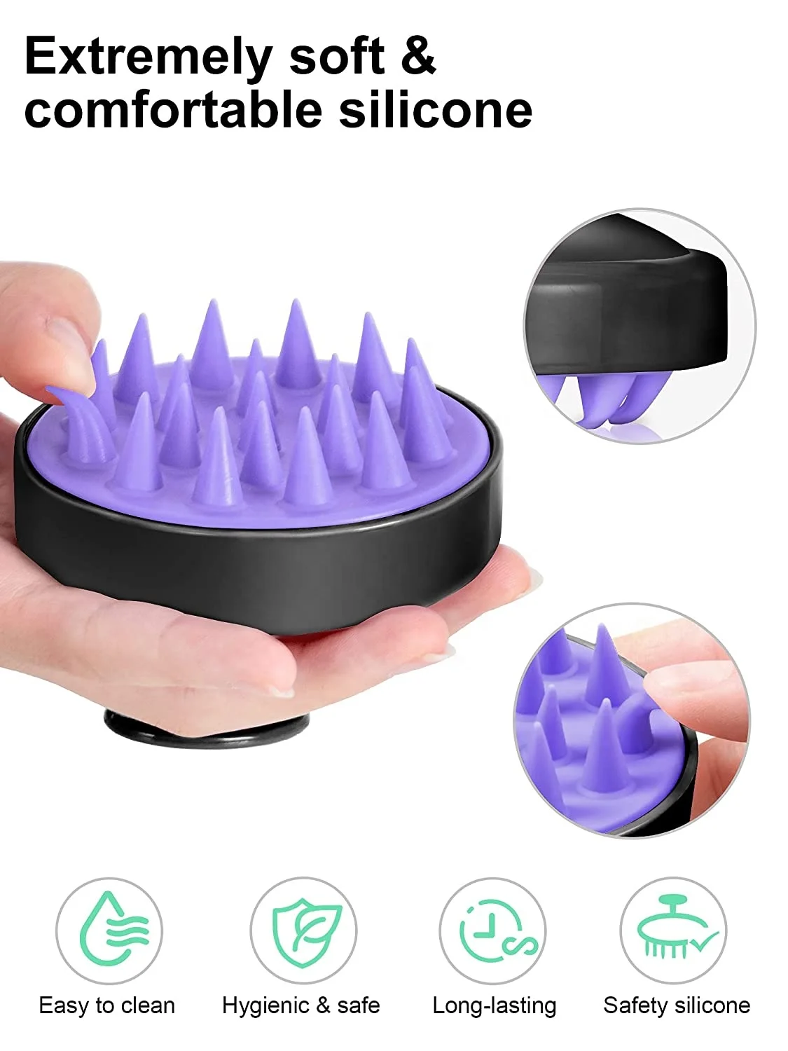 Silicone Brush Shampoo Scalp Silicone Brush Shampoo Dog Shampoo Brush