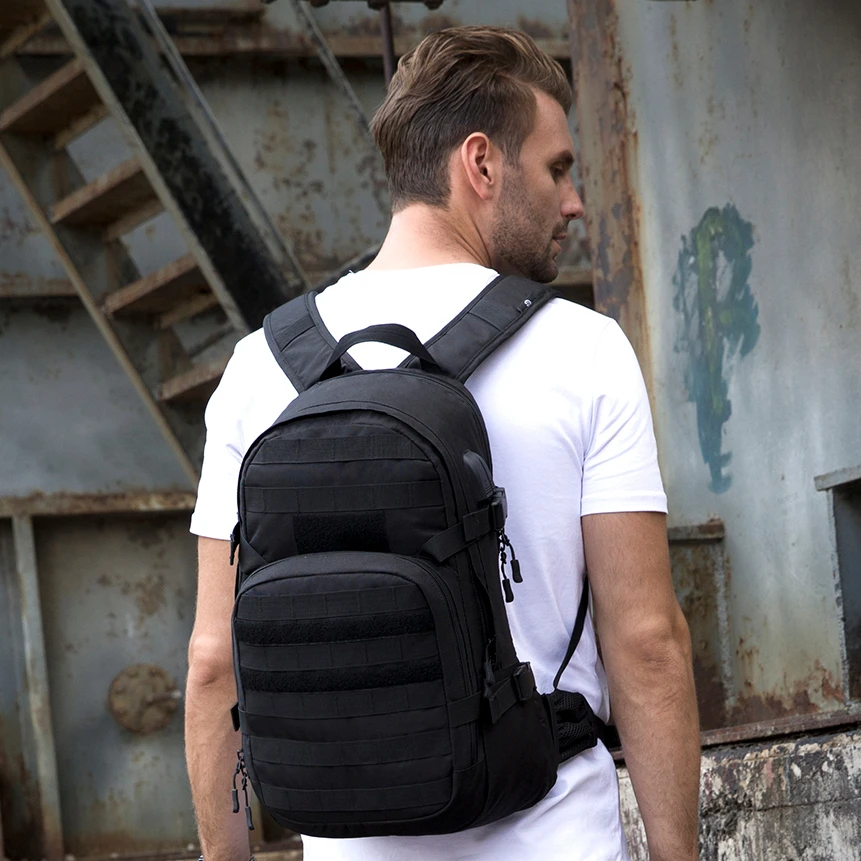 Army Hiking Travel Military Water Hydration Shoulder Bag Backpack