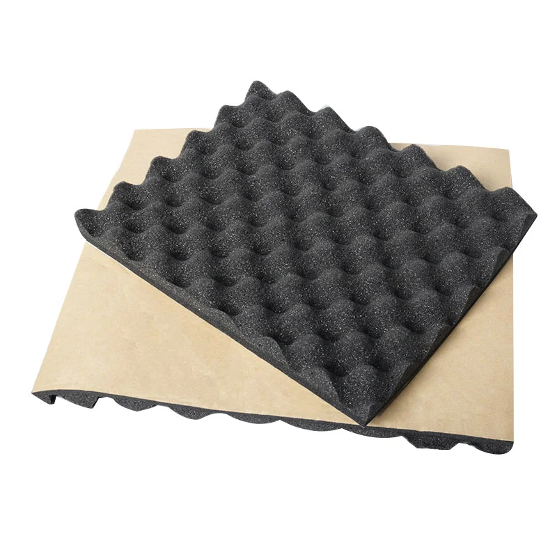 ASLONG High Frequencies foam rubber,Wavy rubber foam Sound insulation roll,high Noise Absorption rubber foam roll