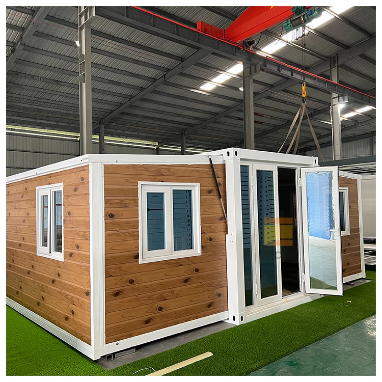 Luxury Extended Foldable Prefab Container Homes Folding Living Container Expandable Shipping Container House
