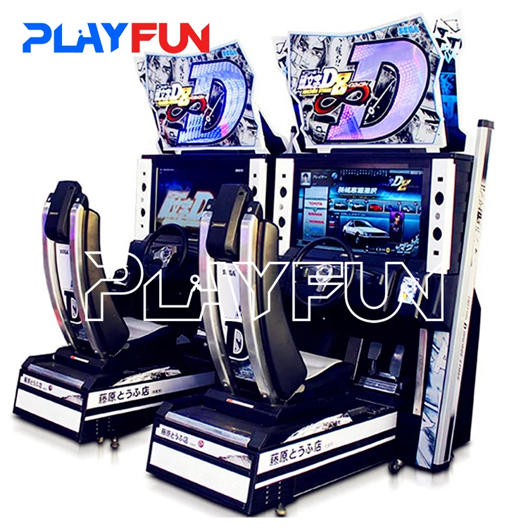Hot Sale Arcade Initial Racing Car Coin Operated Game Machine Car Driving Simulator Machine