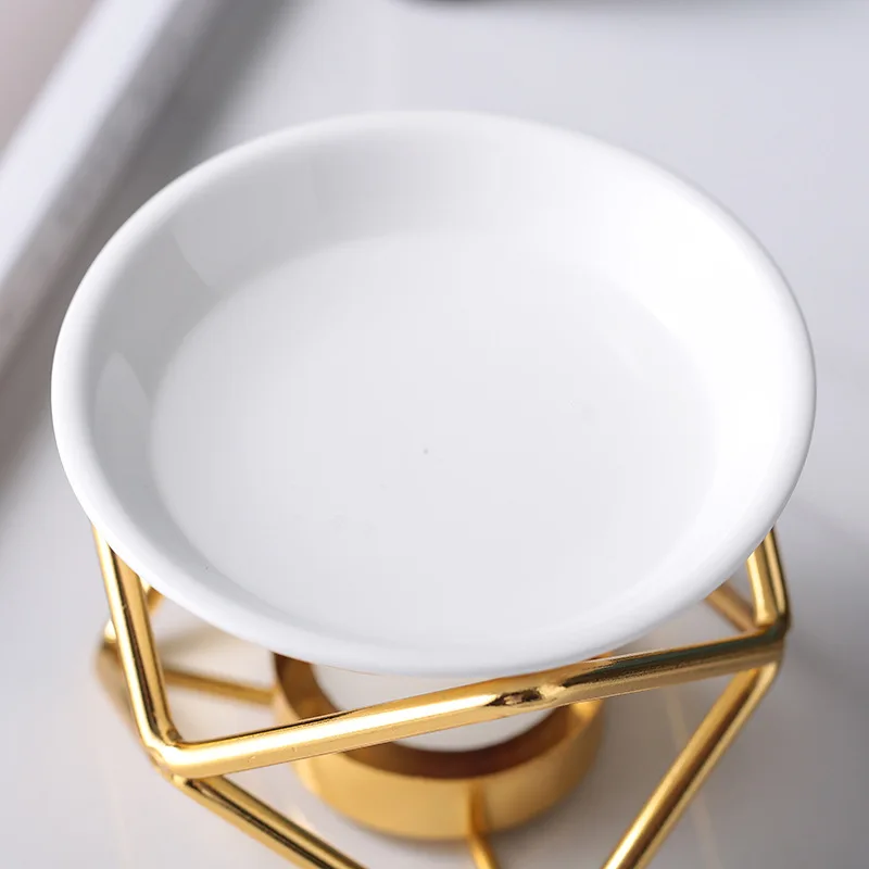 Electric Fragrance Candle Warmer Lamp Metal Oil Burner Aromatherapy Lamps Christmas gift Table Lamp For Home Office