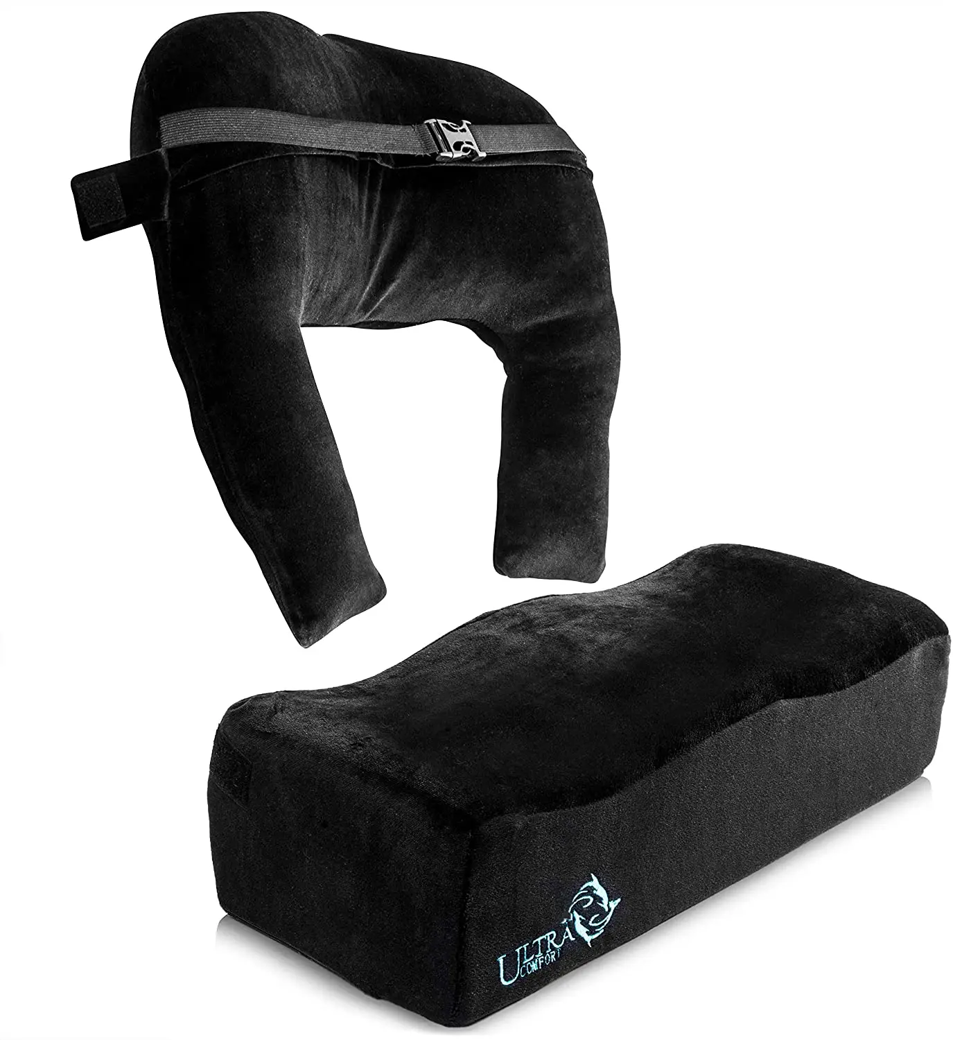 Brazilian Butt Lift Pillow + Back Support Cushion BBL Foam Pillow with Carrying Bag and Back Pillow after surgery
