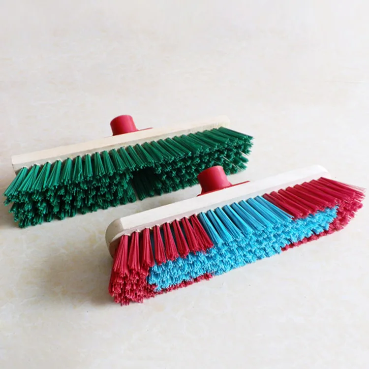 Excellent Quality Wooden Handle Cleaning Plastic Floor Brush