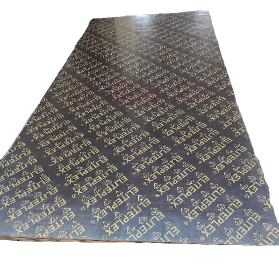 BS1088 Marine Phenolic Glue film laminated faced or AA okouma plywood boards panels concrete formwork building construction