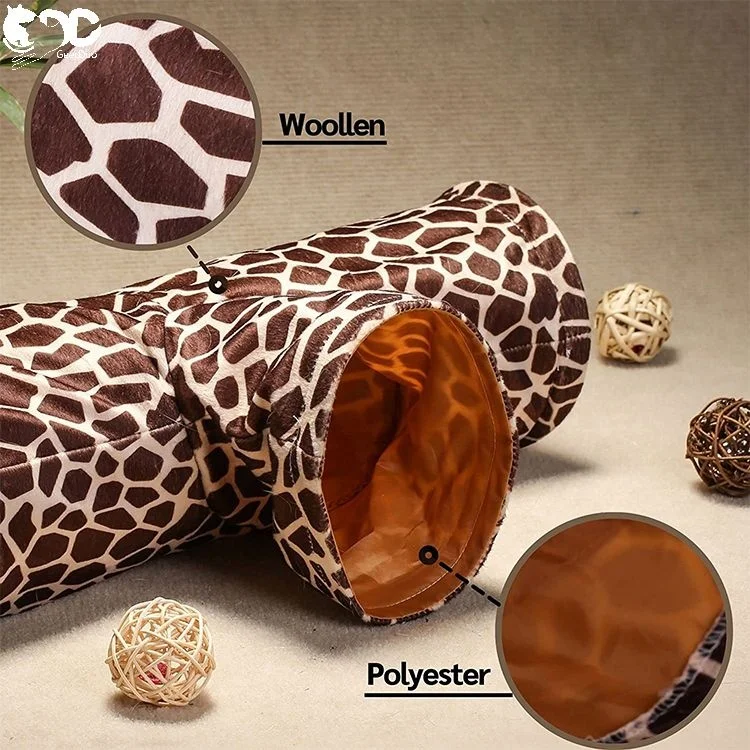 GeerDuo 3 Way Foldable Plush Collapsible Rabbits Hedgehog Rat Chinchillas Guinea Pig Pet Tunnel Toy Cage