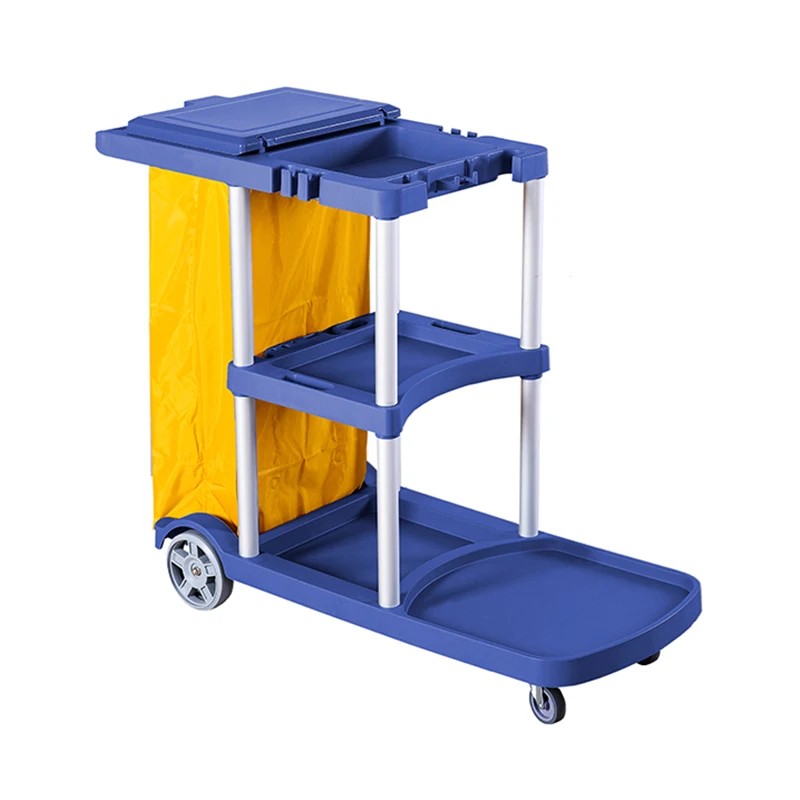 Multipurpose Hotel Cleaning Janitorial Trolley Hotel Cleaning Service Trolley
