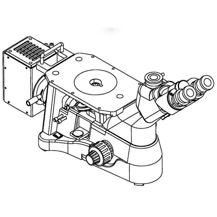 
Jinuosh Professional Manufacture Optical Polarizing Inverted Metallurgical Microscope 
