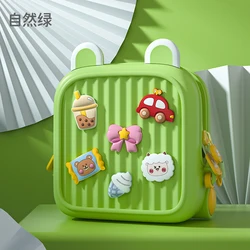 Милый рюкзак KAMIDA для детей, Детский подарок, мини-рюкзак из EVA, Водонепроницаемый Экологичный рюкзак для творчества для детей, Мультяшные сумки для малышей «сделай сам»