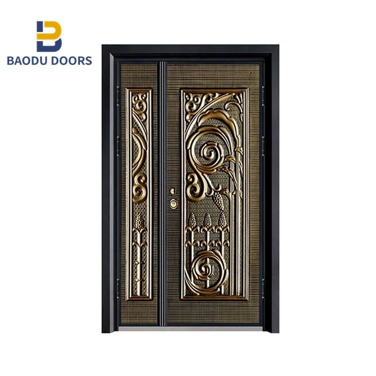BOWDEU DOORS German security steeo doors for houses exterior Luxury design high quality security exterior steel door