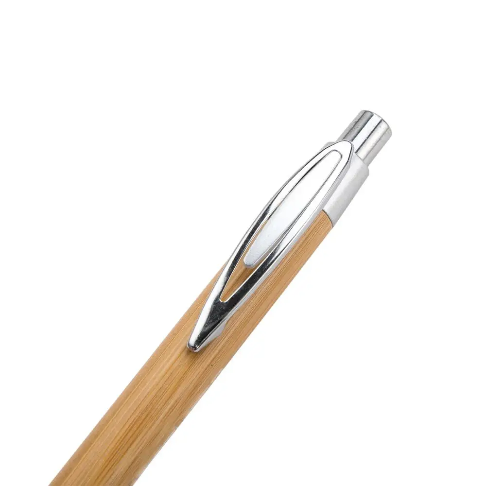 Customized eco friendly wood pen bamboo ballpoint pen with printed logo