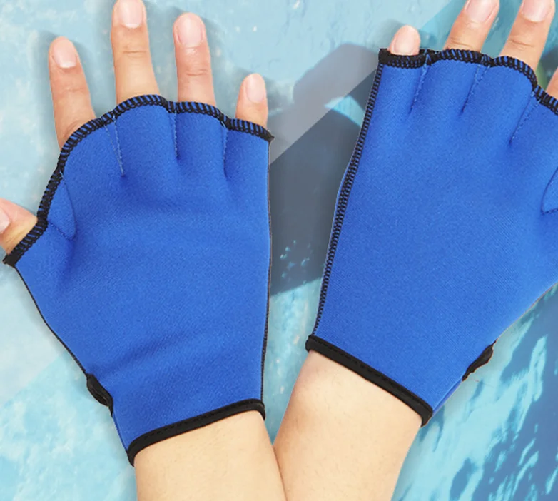 Neoprene webbed waterproof swimming gloves for water sports