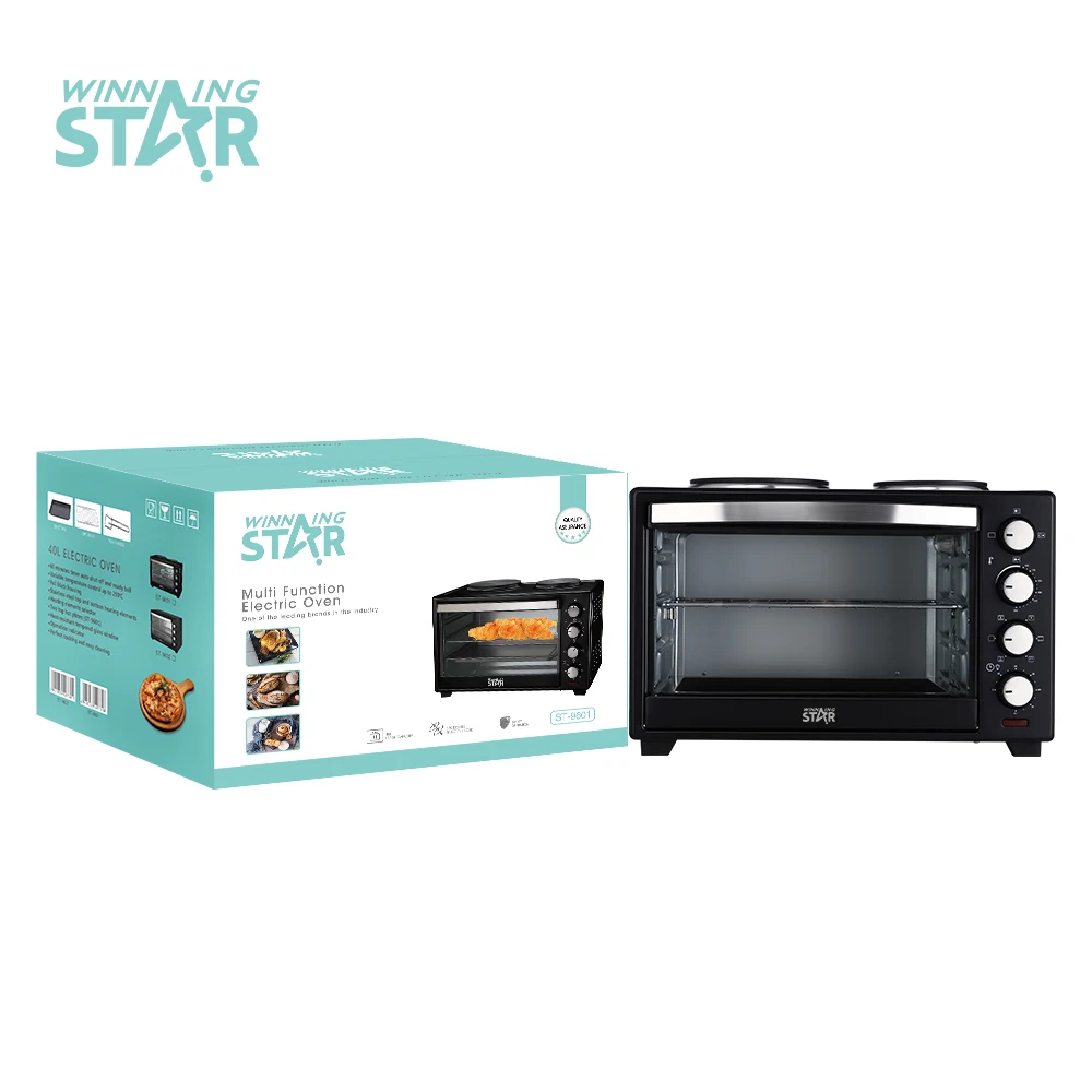  ST-9601 Winner Star VDE портативная электрическая духовка с двумя горячими пластинами для приготовления