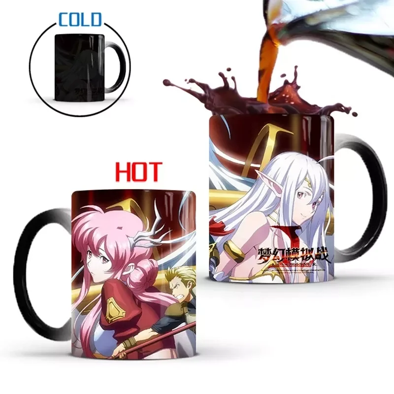 Langrisser mugs cup animation cartoon character custom logo game coffee mug stoneware magic ceramic mug Steampunk style