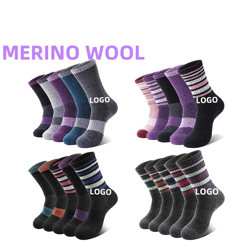 High Tech Waterproof Outdoor Sweat Absorption Foot Thermal Travel Work Womens Hiking Socks