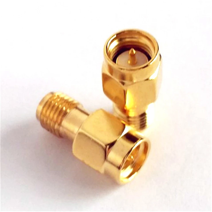 Прямая продажа с фабрики RF адаптер RPSMA-JK мужского и женского пола прямой 180 градусов двойной проходят проверку высокой частоты высокое качество Медь покрытая золотом