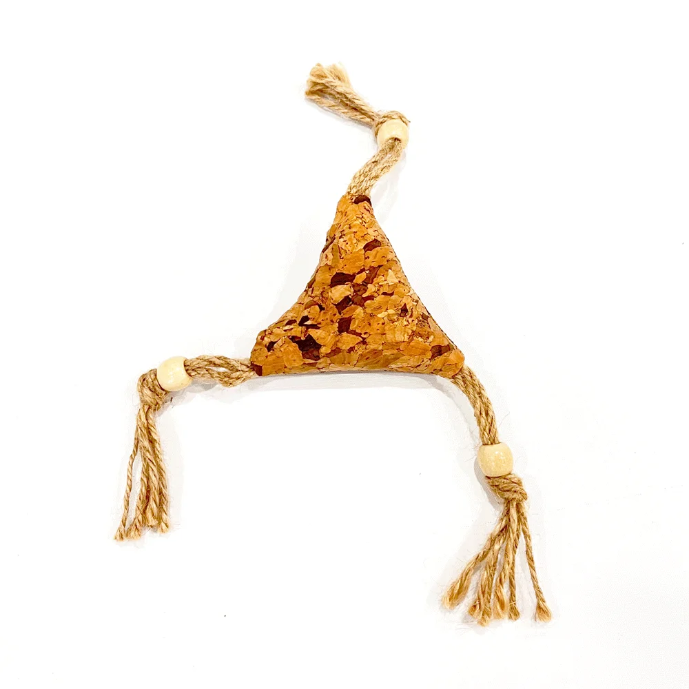 Factory faux cork plush jute cat toys for indoor cats interactive