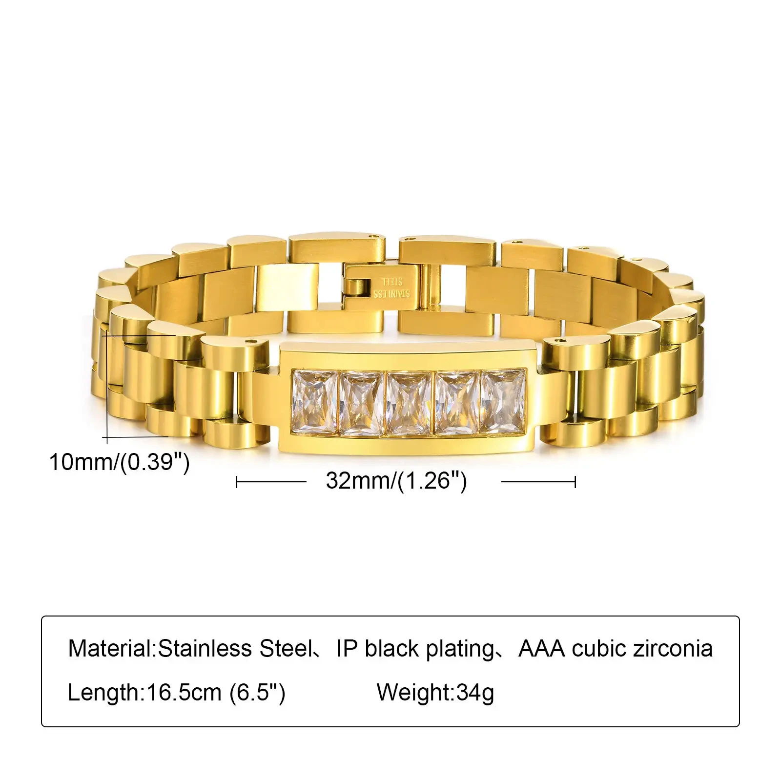 Lefeng Wholesale Manufacturer customized Adjustable Chunky Bracelets For Women Man Gold Plated Stainless Steel Rare Bracelets