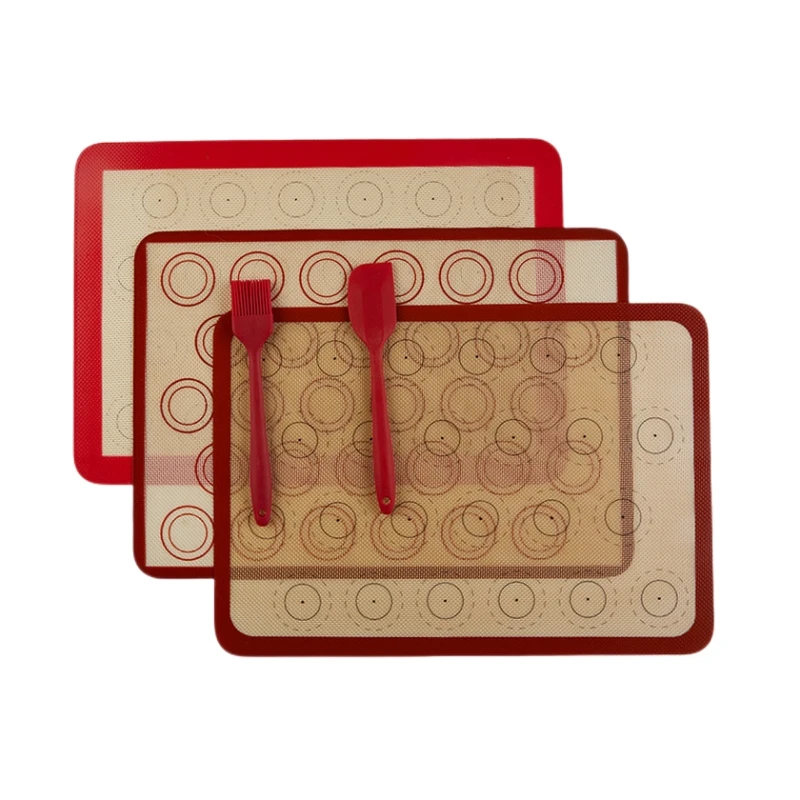 Wholesale Platinum Silicone Baking Mat Macaron Silicone Baking Mat Non-Stick Kneading Mat
