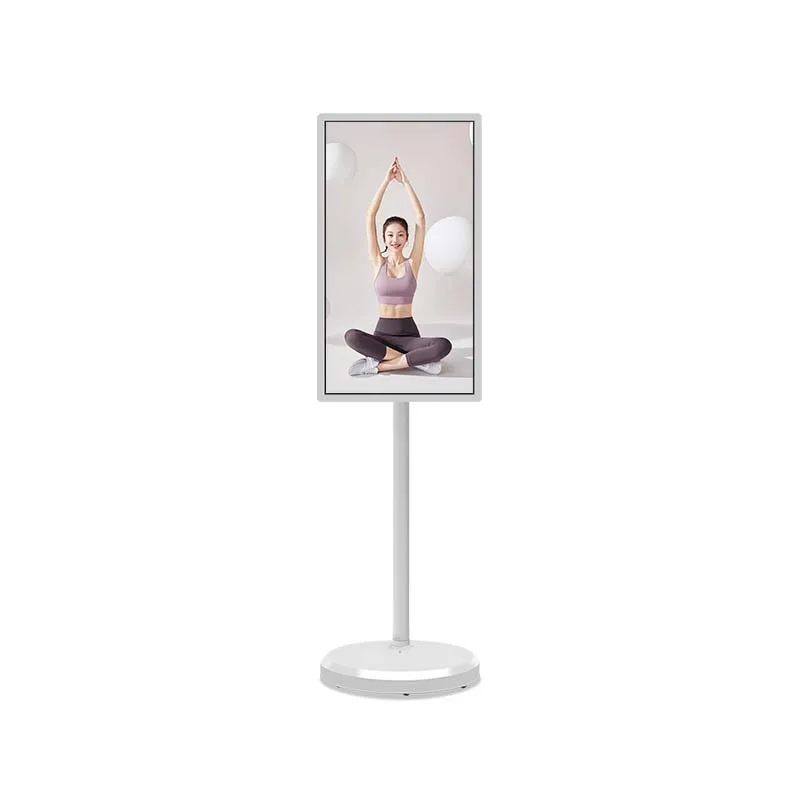 21.5 Inch Portable Android Smart Display TV Floor Standing Indoor Menu Board with USB Interface Digital Signage Displays