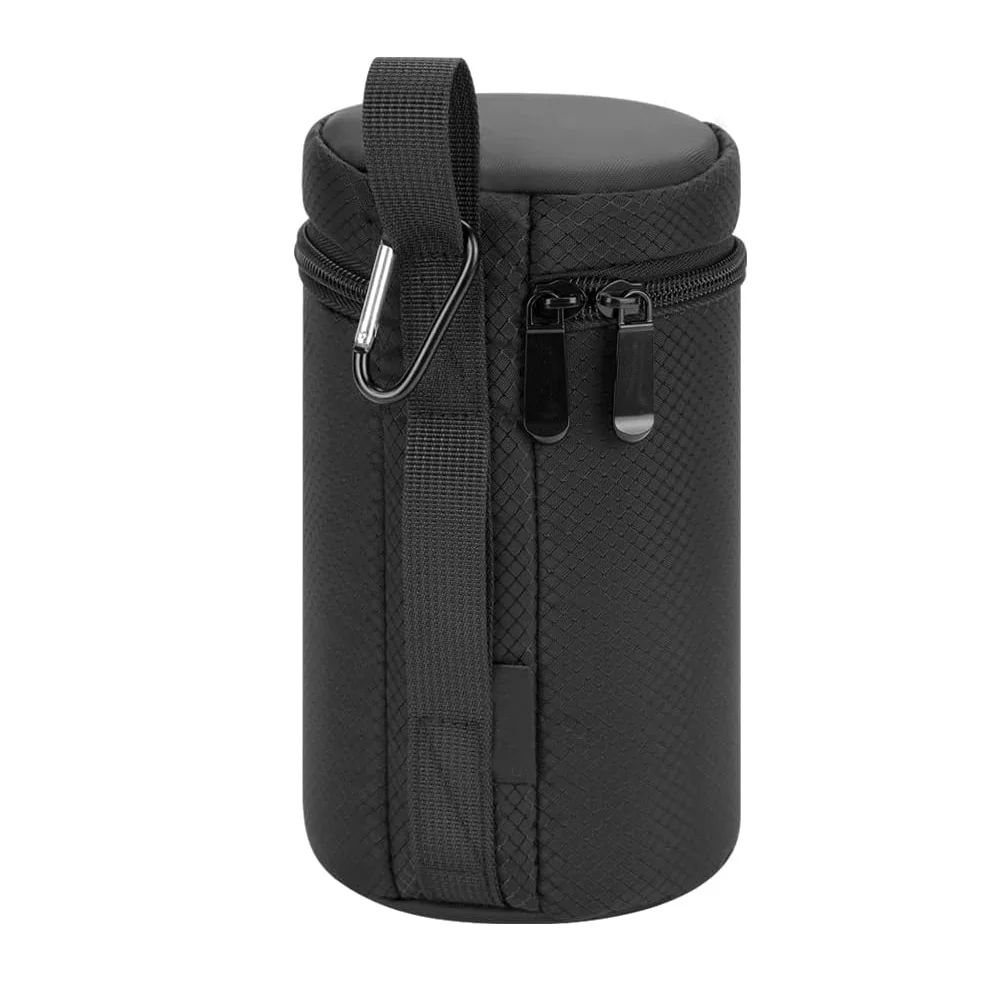 Camera Lens Case, Water Resistant Protective Lens Pouch for DSLR Camera Lens, 4 Size Thick Camera Lens Bag for Nikon