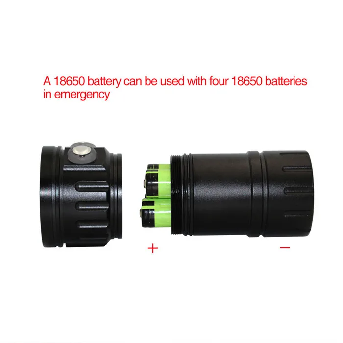Underwater Photography Light Red Blue Led Camera Fill Light Rechargeable Handle Diving Flashlight Wide Angle Beam Cave Lighting