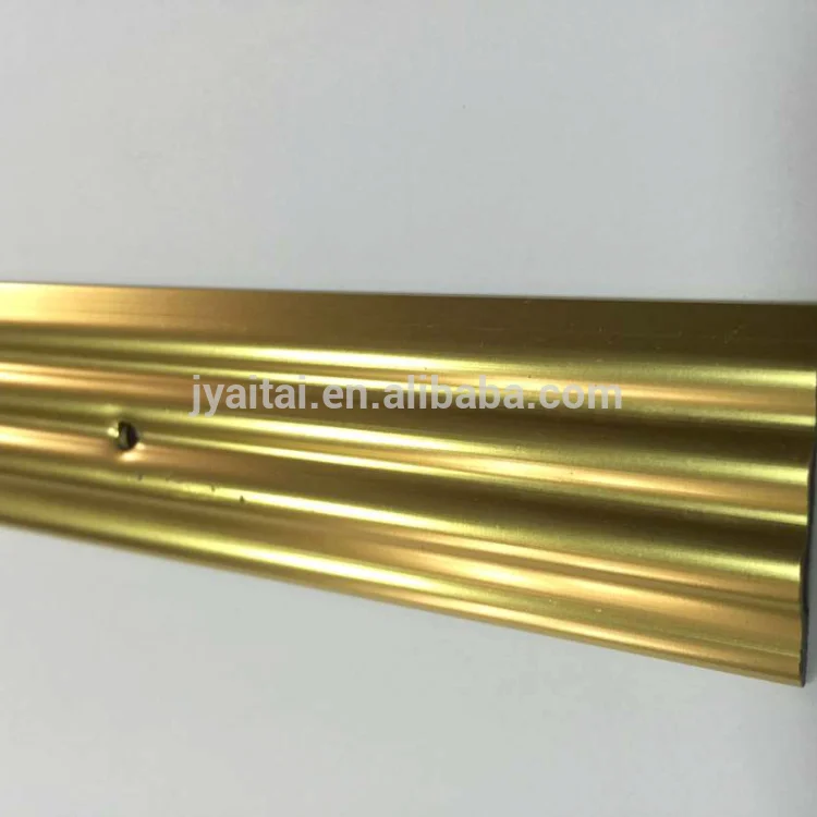 aluminum flooring profile,Hot! OEM different gold/sliver/wooden aluminium flooring profile, decorative aluminum threshold