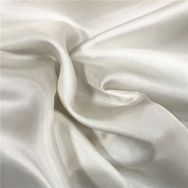 
Natural Undyed White Twill Fabrics Batik 12mm Silk Twill Fabric for dyeing 
