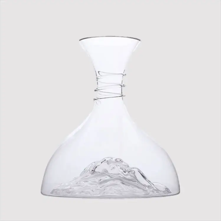 Custom  fancy iceberg north european Unique Crystal Decanter Set Customized for restaurant