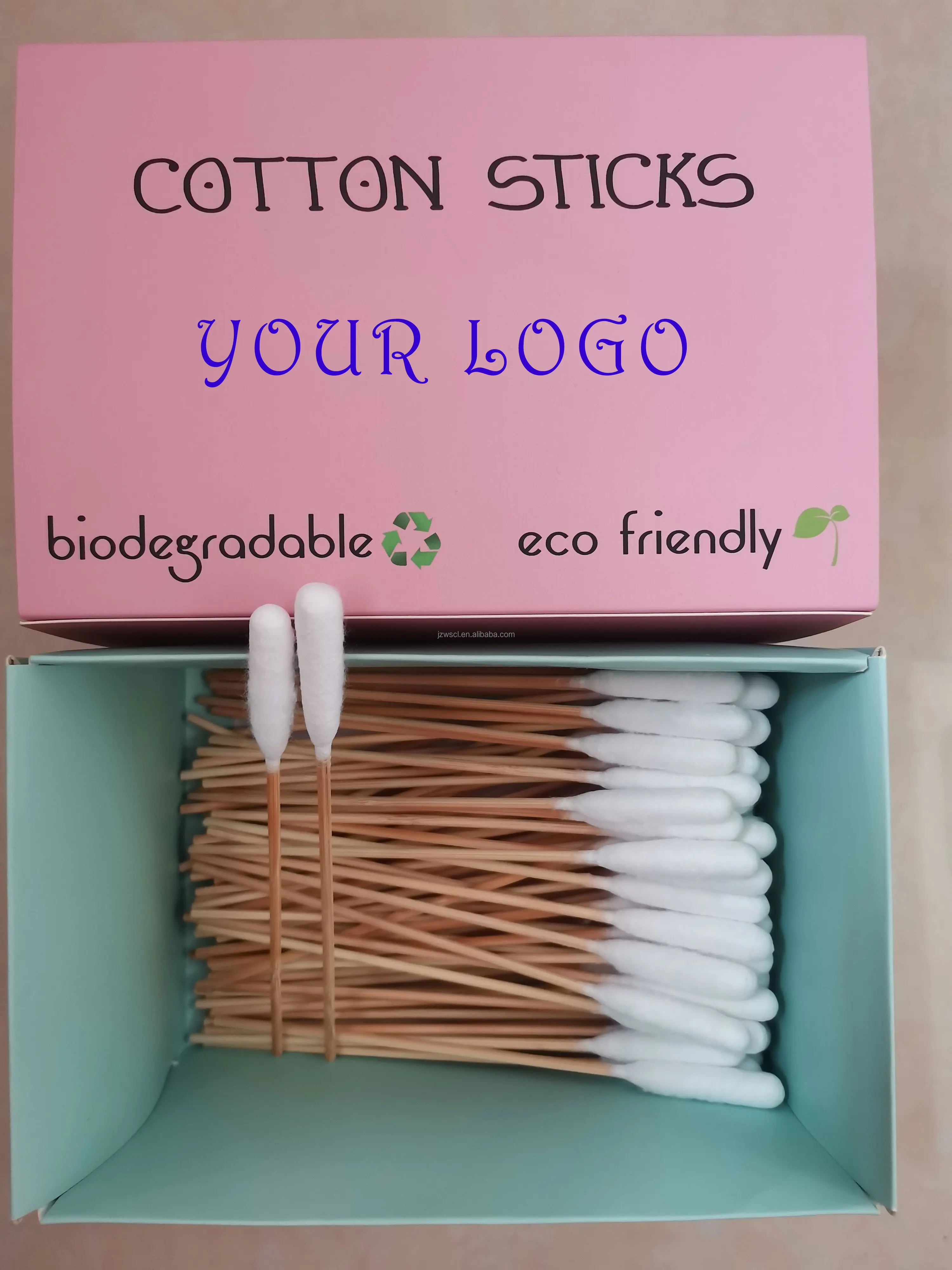 100% Natural Cotton Material Made Cotton Swab For Pets