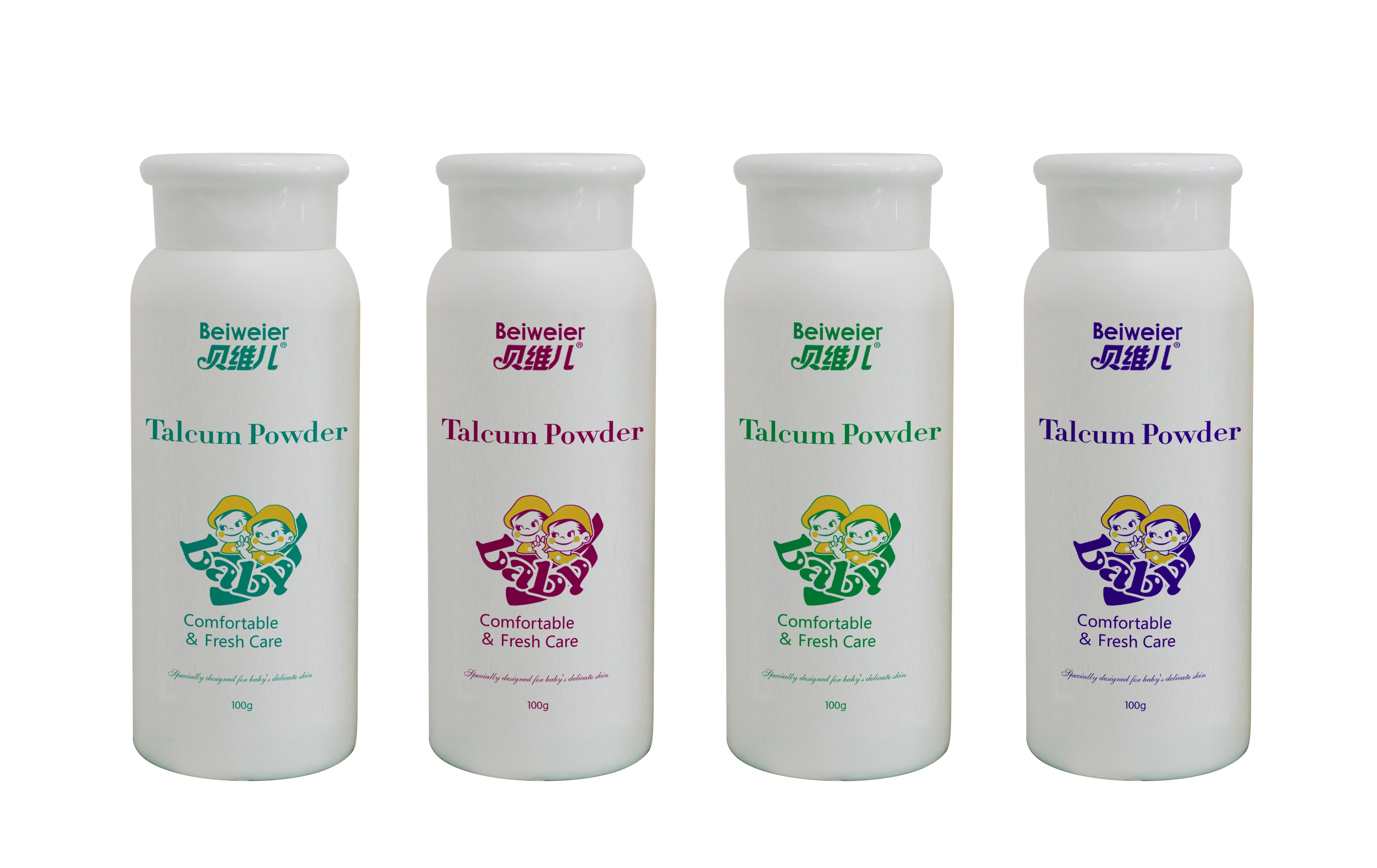 
Factory Wholesale Natural Plant Prevents Skin Irritation Silky Baby Powder 