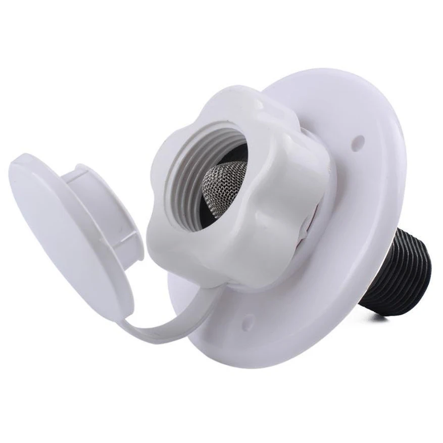 New RV Parts Filler Neck For Water Tanks Caravan Plastic Water Fill Hatch Inlet Camper Traile