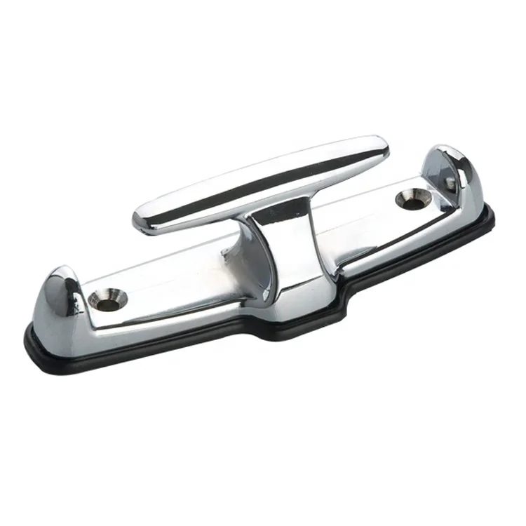 High Quality 2PC T Rope Hook Chrome Stake Pocket Truck Anchor Points With Toggle Bolt And Rubber Bumper