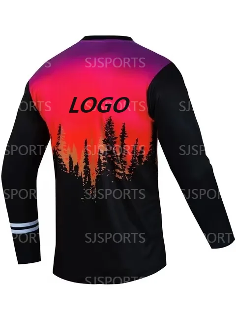 NEW Motocross Jersey Maillot Ciclismo Hombre DH MTB MX Downhill Jersey MTB Jersey Off Road Mountain Cycling Shirt