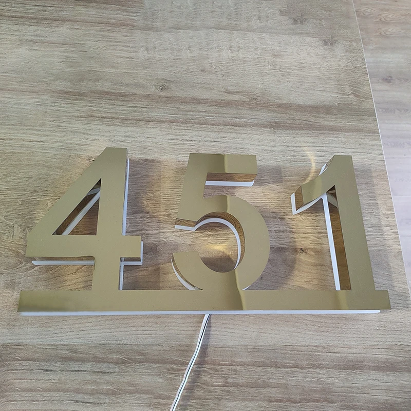 English Letters Acrylic Mirror 3D DIY Wall Stickers Home Decor Letter Customization Alphabet For Name Wedding Decoration