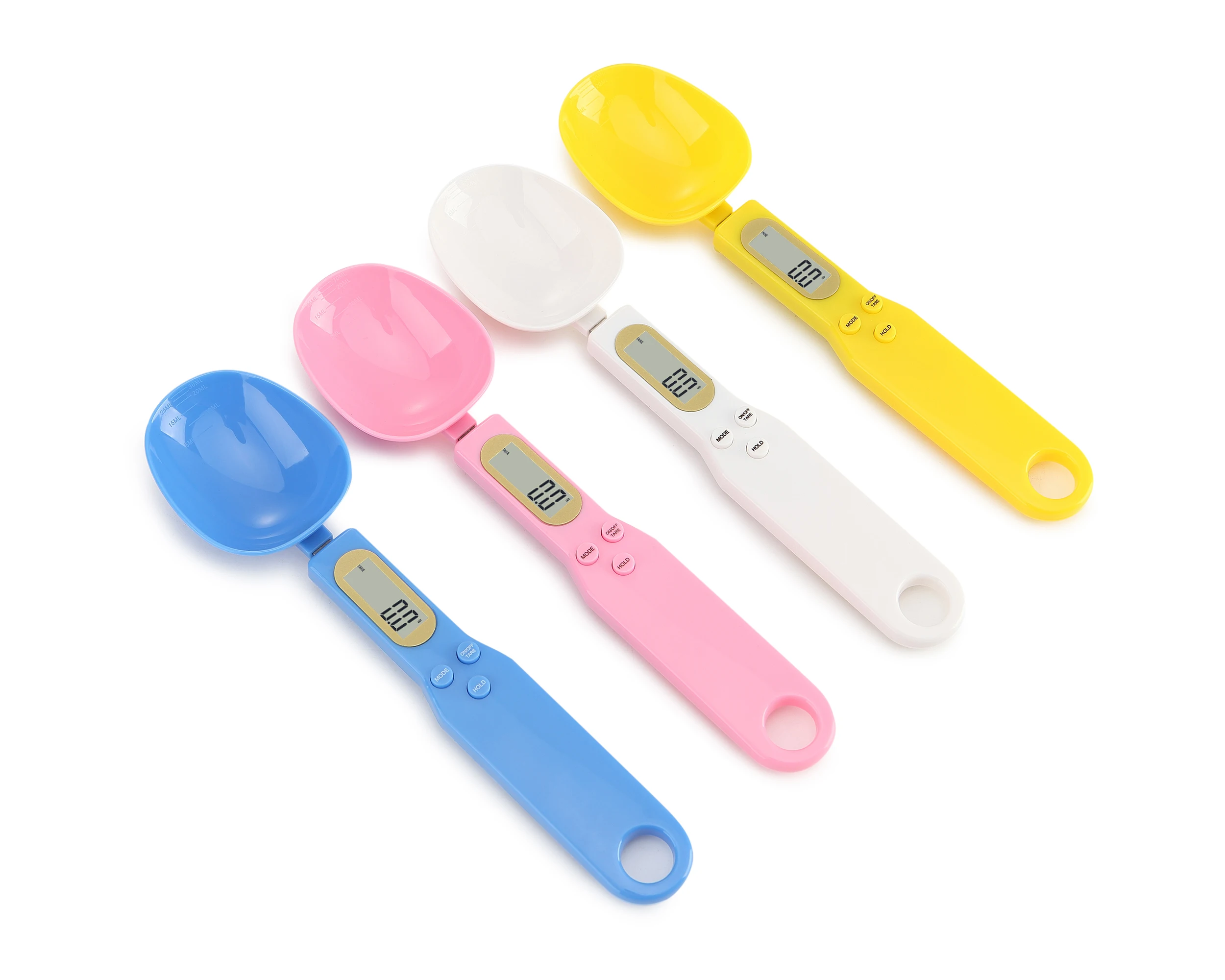 Cheapest digital kitchen scales measuring food spoon 500g/0.1g white blue pink yellow for cooking balance