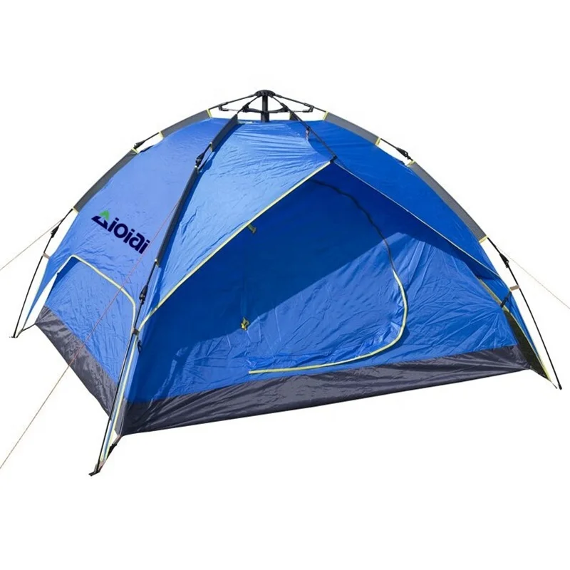 Two Doors Summer Camping Tent for 4 Persons High Quality 4 Season Waterproof Camping Hiking Tents
