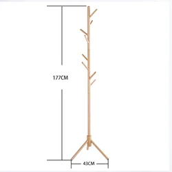 High Quality Aluminum Alloy Clothes Tree Hanger Free Standing Coat Stand Rack