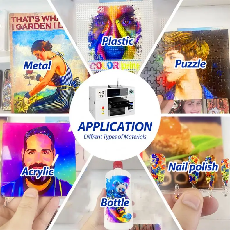 Easy To Operate Smart UV Printer Multifunction Support H5 Mobile App Wifi Bluetooth