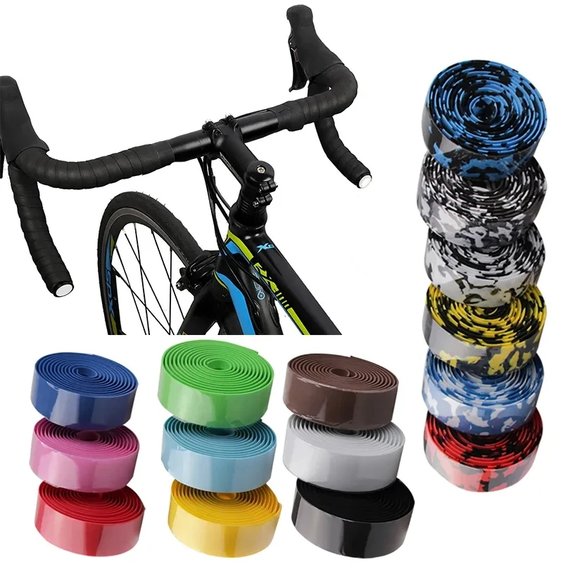 Bicycle Handlebar Tape Anti-skid Belt Mtb Road Bike Bar Protection Cover Shock Sponge Non-Slip Tapes Bike Tape Accessories